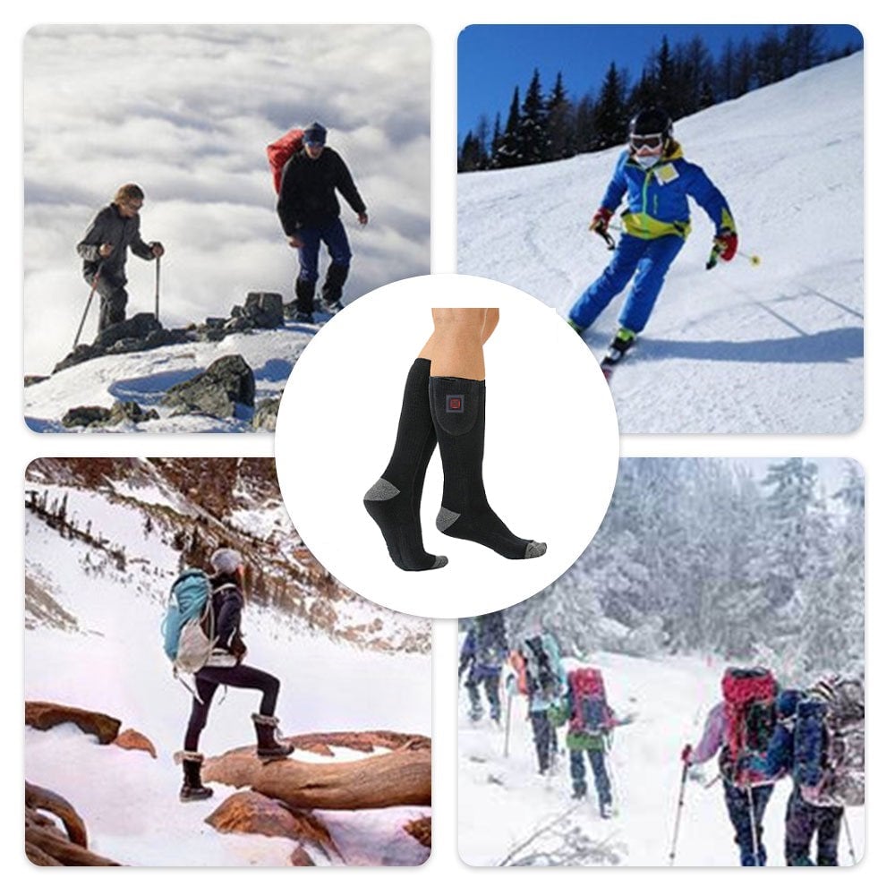 🔥Winter-Ausverkauf – 50 % Rabatt🔥Erhitzte Socken mit einstellbarer Temperatur - verbesserte Batterien - Unisex