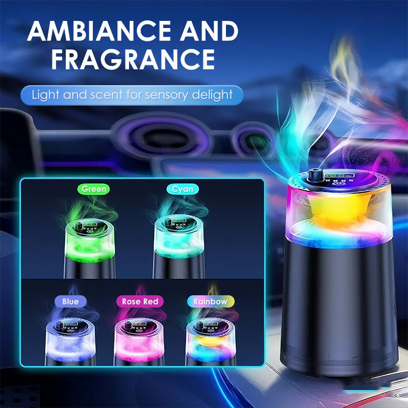 【✨Limitiertes Angebot – 50% Rabatt!!】🚗✨ Intelligenter Auto-Aromadiffusor mit Ambiente-Licht