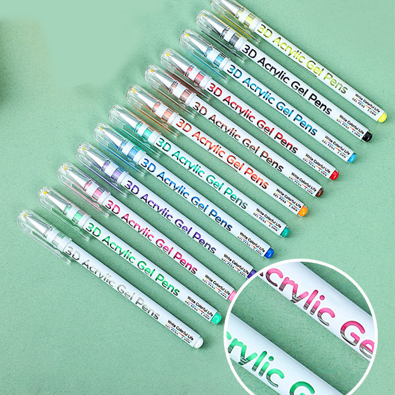 🌈Mehrfarbiges Gelstiftset zum Zeichnen und Male