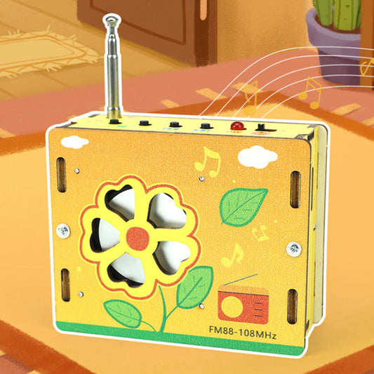 🔥 Black Friday Sale 🎁 Pädagogisches Kinderspielzeug – DIY Mini-Radio