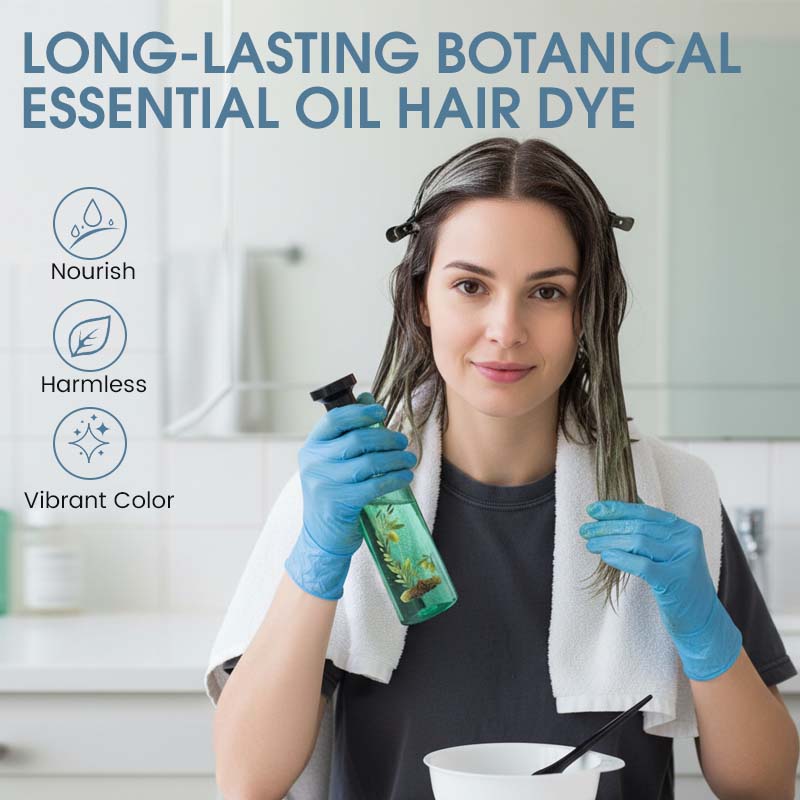 🌿Langlebige Haarfarbe mit ätherischen Pflanzenölen