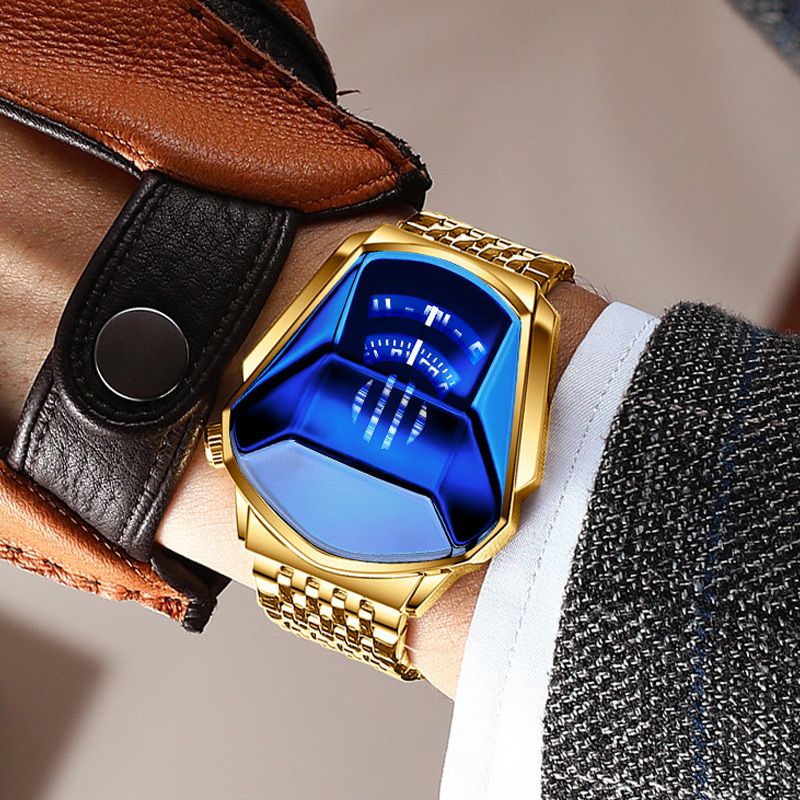 Luxus Herren Rennsport Rhombus Uhr
