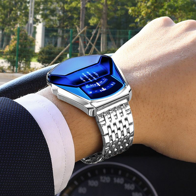 Luxus Herren Rennsport Rhombus Uhr