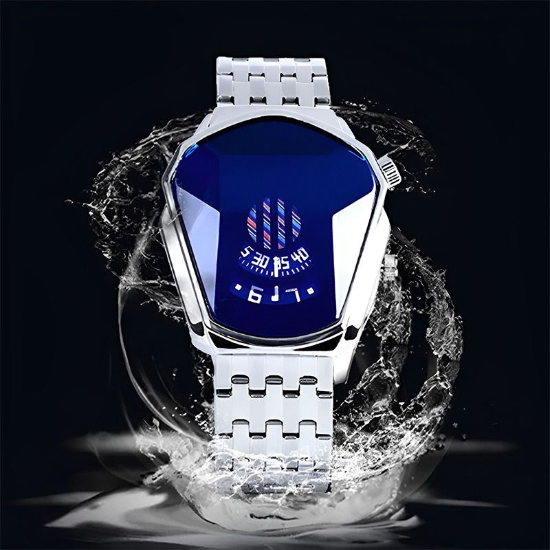 Luxus Herren Rennsport Rhombus Uhr