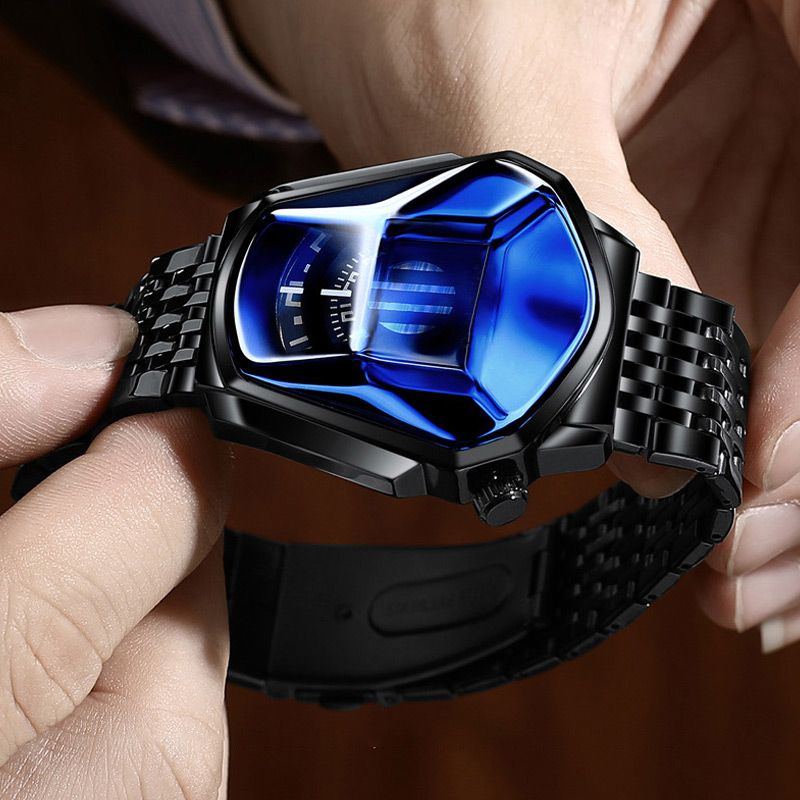 Luxus Herren Rennsport Rhombus Uhr