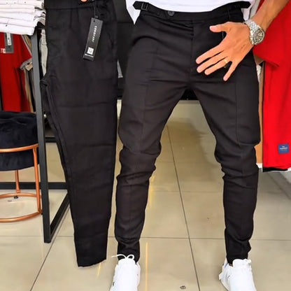 🖤 Black Friday Mega-Angebot – 50 % Rabatt! Herrenhose mit schmaler Passform und verstellbarem Bund