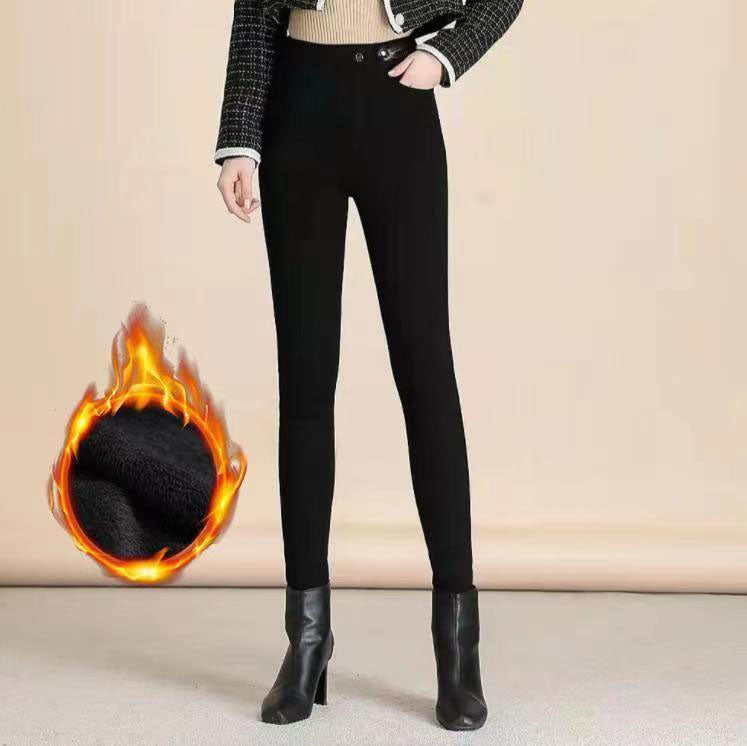👖 50% RABATT JETZT! ❄️ Warme Skinny-Jeans mit Hoher Taille - Elastisch & Modellierend, Perfekt für Stil und Komfort im Winter ✨