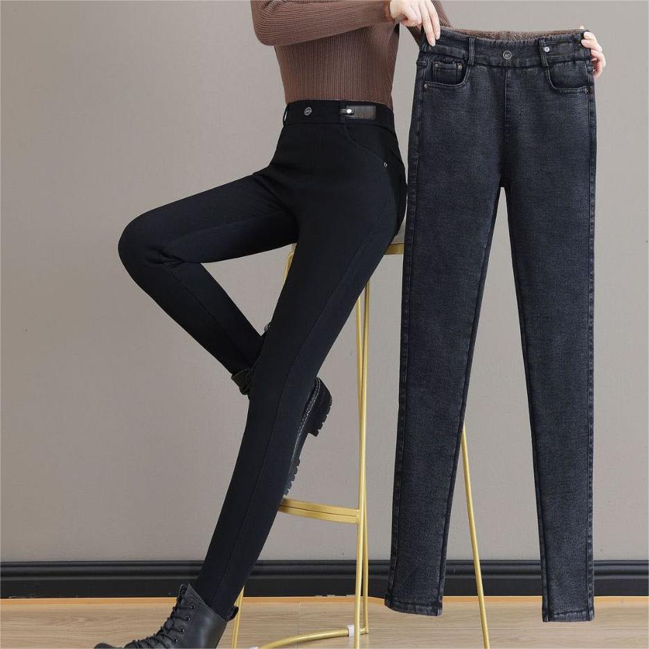 👖 50% RABATT JETZT! ❄️ Warme Skinny-Jeans mit Hoher Taille - Elastisch & Modellierend, Perfekt für Stil und Komfort im Winter ✨