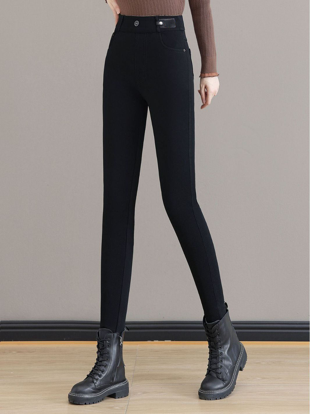 👖 50% RABATT JETZT! ❄️ Warme Skinny-Jeans mit Hoher Taille - Elastisch & Modellierend, Perfekt für Stil und Komfort im Winter ✨