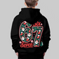 Kinder Weihnachts-Kapuzenpullover mit „67“ Grafik-Print