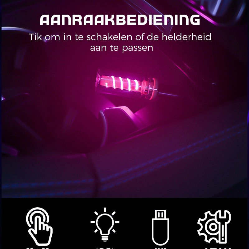 USB-LED-Ambientebeleuchtung für den Fahrzeuginnenraum
