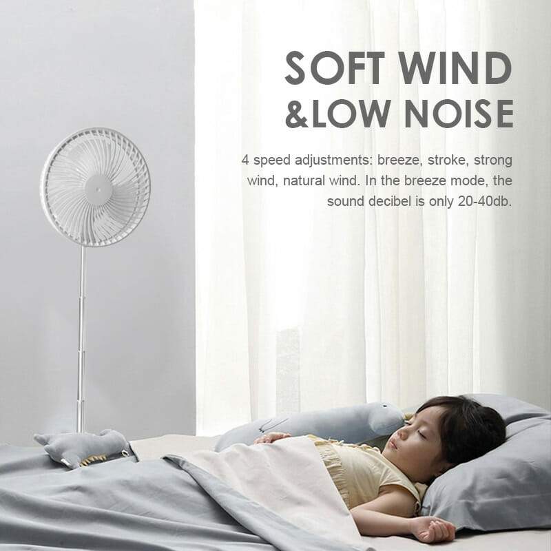 ⏰ 50 % RABATT – Nur für kurze Zeit ✨Faltbarer USB-Ventilator ✨ Ausziehbar, Leise & Ideal für Zuhause, Büro und Outdoor
