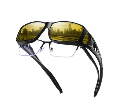 👓 KAUFEN SIE 2, ERHALTEN SIE 1 GRATIS! 🔥 Dark Vision-Fahrbrille – entspiegelt und polarisiert, perfekt für Nachtfahrten ✨