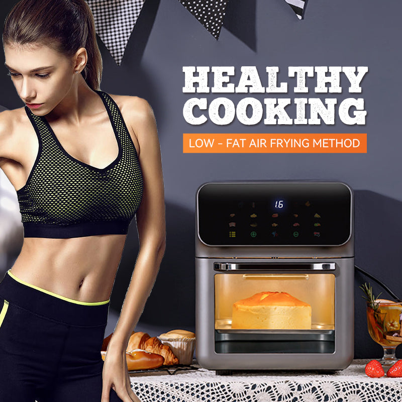 🔥2026 HEISSER VERKAUF🍳🍗Multifunktionale visuelle Heißluftfritteuse mit Touchscreen