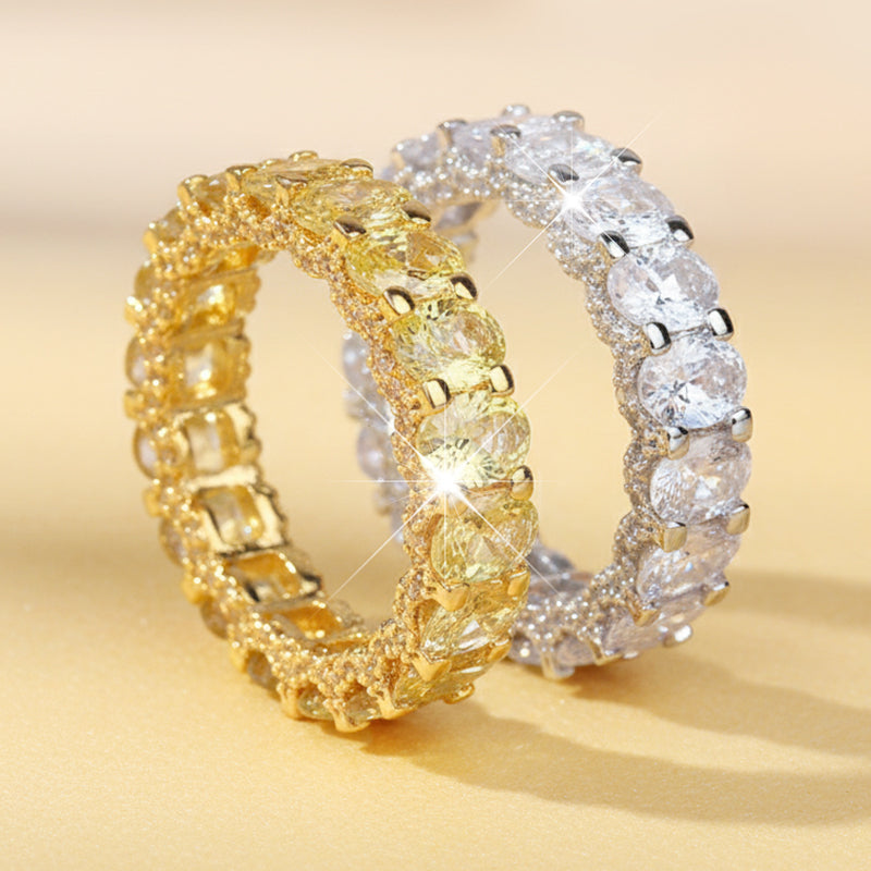 💎  50% di sconto 💍Modischer Mémoire-Ring mit glitzernden Zirkonia-Steinen