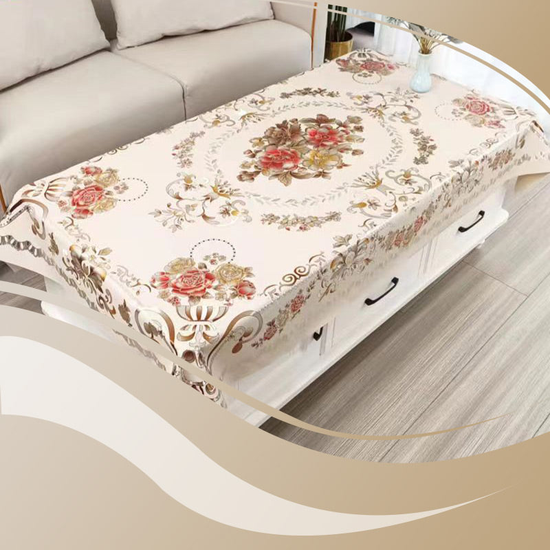 ✨🎅Weihnachtsangebote – Nur für kurze Zeit!⏰Multifunctional Waterproof Oilproof Floral Tablecloth