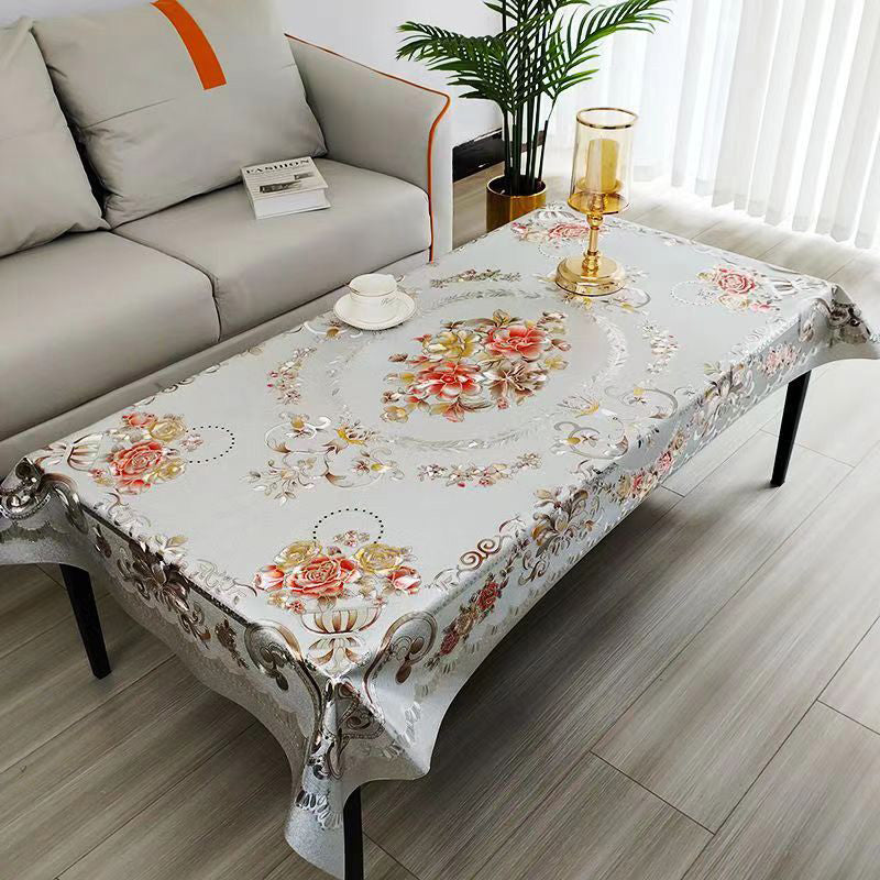 ✨🎅Weihnachtsangebote – Nur für kurze Zeit!⏰Multifunctional Waterproof Oilproof Floral Tablecloth