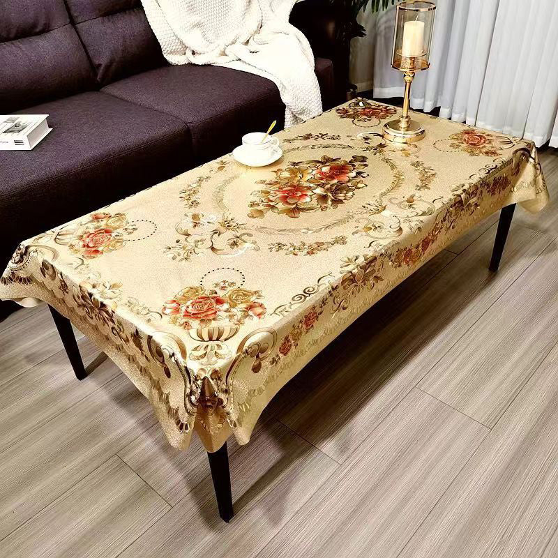 ✨🎅Weihnachtsangebote – Nur für kurze Zeit!⏰Multifunctional Waterproof Oilproof Floral Tablecloth