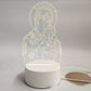🎅 Das perfekte Weihnachtsgeschenk – Bis zu 49 % Rabatt 🙏 Inspirierende LED-Nachtlampe aus Acryl mit religiösem Motiv ✝️ Gebetslampe für Jungfrauen