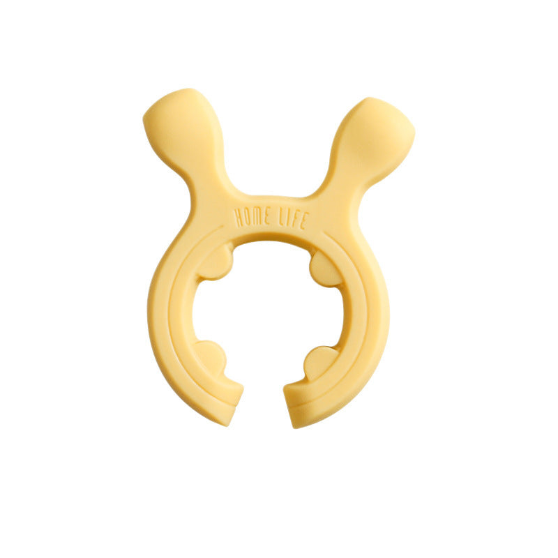 【💥Jahresendverkauf💥】Multifunktionales Silikon-Topfgriff-Pfannenwender-Gestell