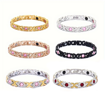 📢📢60 % RABATT!!! 📿💎 Damen-Kristallarmband – Verstellbar & elegant für jeden Anlass