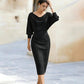 🌟💃 Elegantes, tailliertes und figurschmeichelndes Damenkleid
