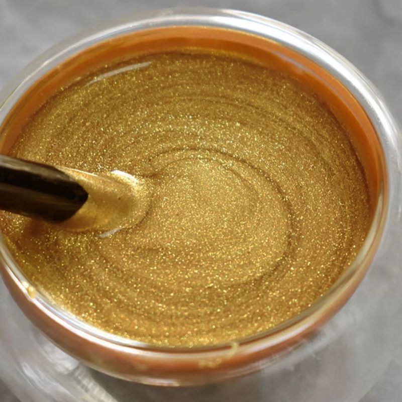 🎨 50% RABATT JETZT ! ✨ Wasserbasierte Goldfarbe mit Höchster Wetterbeständigkeit – Einfache Anwendung, Umweltfreundlich & Elegante Dekoration 🏠