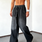 Herren-Freizeithose mit weitem Bein und Kordelzug