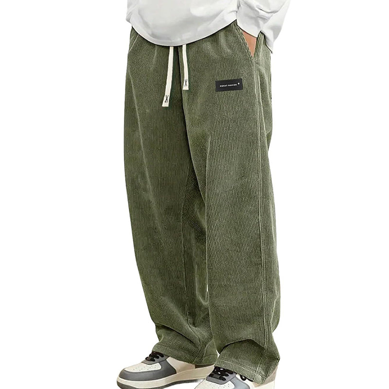 Herrenhosen mit locker sitzender Kordelzug und Taschen