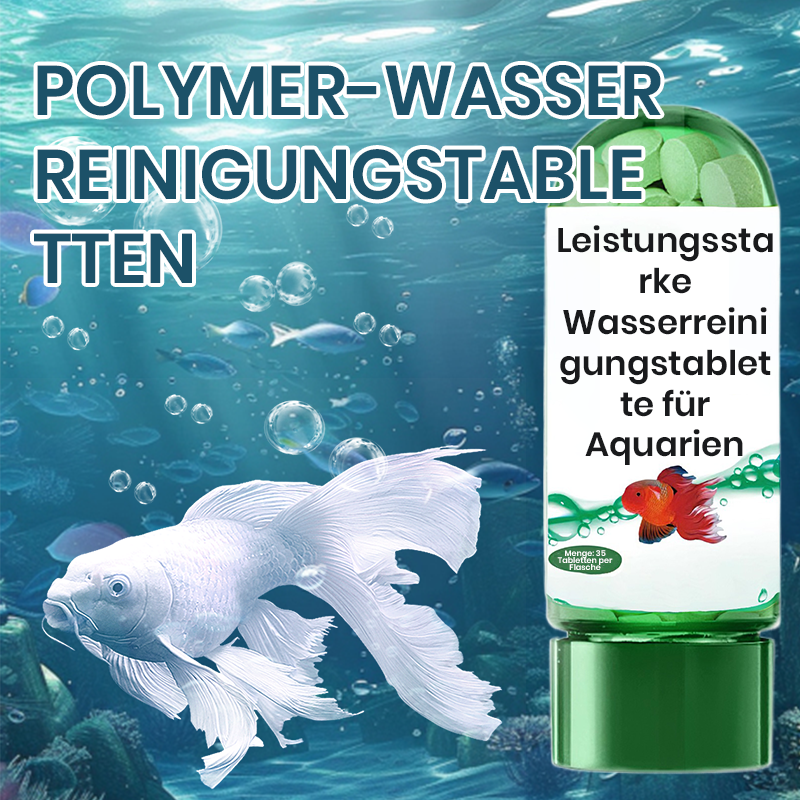 🐠 KAUFE 2, ERHALTE 1 GRATIS! 💧 Aquarium Wasserreinigungstablette – Klärt das Wasser, Reduziert Algen & Für Süß- und Salzwasser ✨