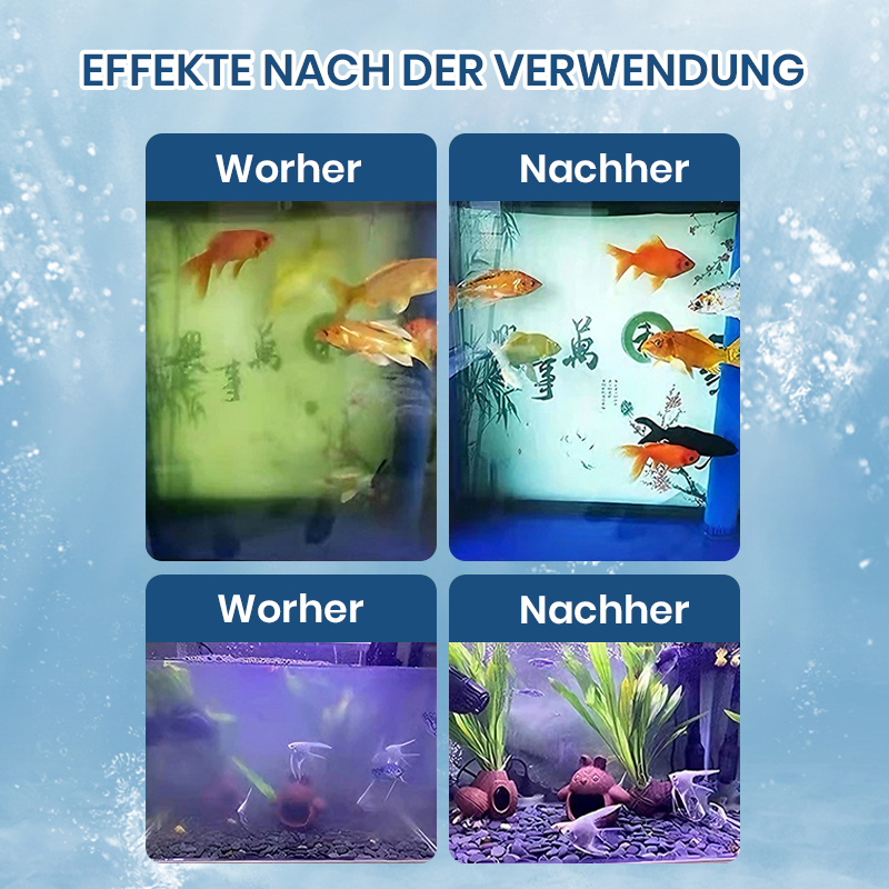 🐠 KAUFE 2, ERHALTE 1 GRATIS! 💧 Aquarium Wasserreinigungstablette – Klärt das Wasser, Reduziert Algen & Für Süß- und Salzwasser ✨