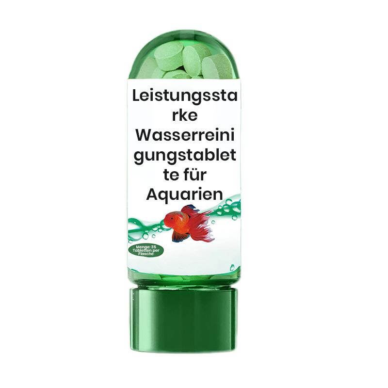 🐠 KAUFE 2, ERHALTE 1 GRATIS! 💧 Aquarium Wasserreinigungstablette – Klärt das Wasser, Reduziert Algen & Für Süß- und Salzwasser ✨