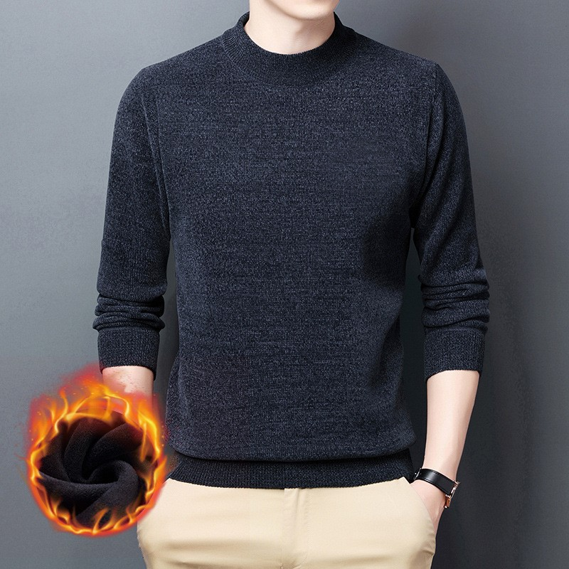 👔Thermofutter-Pullover mit Stehkragen für Herren🔥