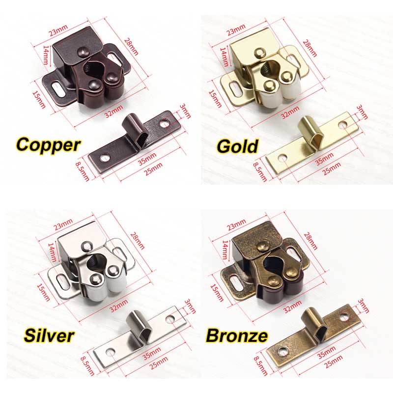 🚪 50% RABATT! 🎉 Edelstahl Rollenschnäpper für Schranktüren – Leises Öffnen, Einfache Montage & Langlebig 🔩📦