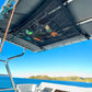 🚤 50% sparen! 🎣 Overhead Mesh Aufbewahrungsnetz – Mehrere Taschen & verstellbar für SUV/Van ✨