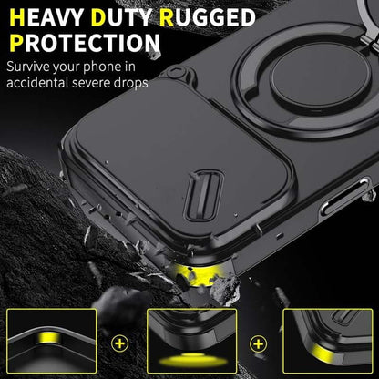 📱 Magnetische Handyhülle mit Ringständer für iPhone