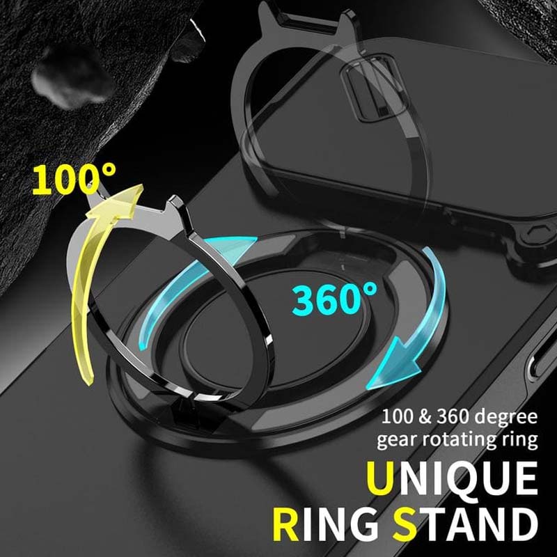 📱 Magnetische Handyhülle mit Ringständer für iPhone