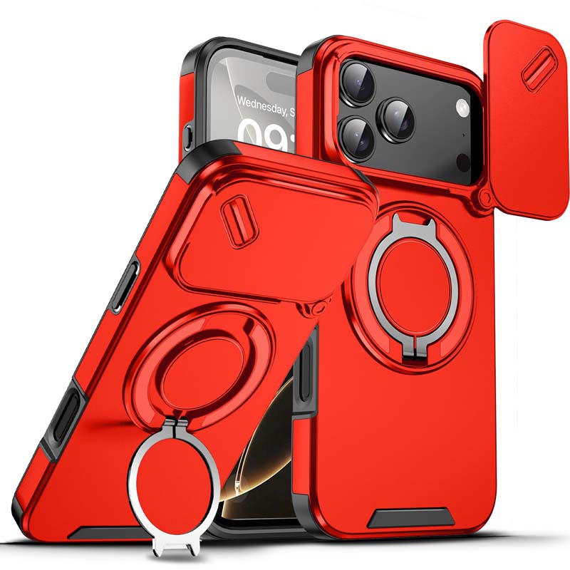 📱 Magnetische Handyhülle mit Ringständer für iPhone