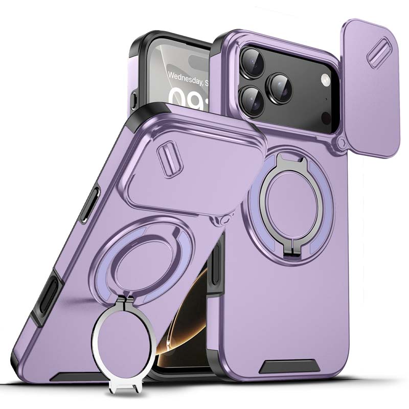 📱 Magnetische Handyhülle mit Ringständer für iPhone