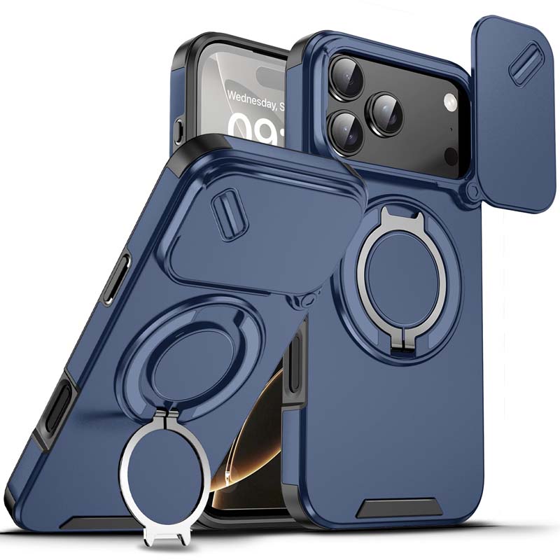 📱 Magnetische Handyhülle mit Ringständer für iPhone
