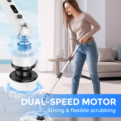 🧹⏳ BEGRENZTE ZEIT: 50% RABATT! Multifunktionale elektrische ausziehbare Reinigungsbürste – Teleskopstiel, rotierender Kopf & kraftvoll gegen hartnäckigen Schmutz ✨