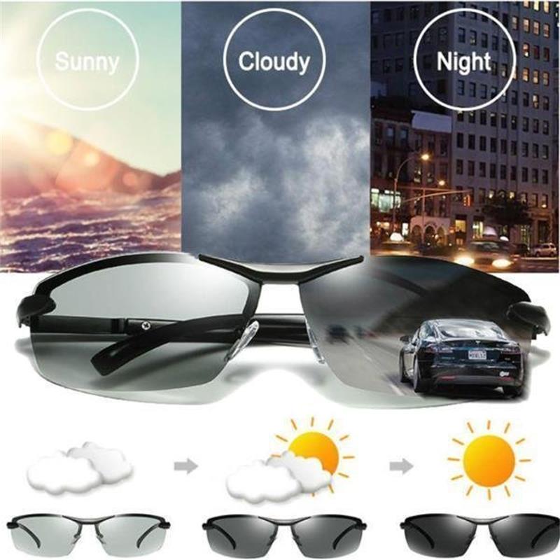 🕶️ 55% RABATT! ⏰ Photochrome Sonnenbrille mit polarisierten blendfreien HD-Gläsern – Randloser Sportrahmen – Perfekt für Autofahren, Angeln, Radfahren & Outdoor – schützt zuverlässig bei jedem Wetter ☀️