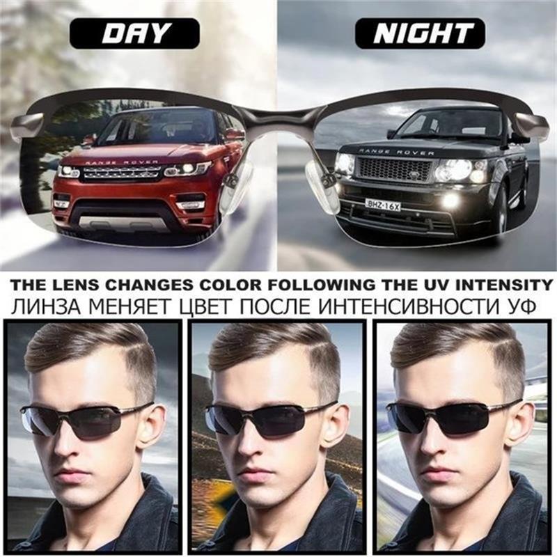 🕶️ 55% RABATT! ⏰ Photochrome Sonnenbrille mit polarisierten blendfreien HD-Gläsern – Randloser Sportrahmen – Perfekt für Autofahren, Angeln, Radfahren & Outdoor – schützt zuverlässig bei jedem Wetter ☀️
