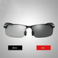 🕶️ 55% RABATT! ⏰ Photochrome Sonnenbrille mit polarisierten blendfreien HD-Gläsern – Randloser Sportrahmen – Perfekt für Autofahren, Angeln, Radfahren & Outdoor – schützt zuverlässig bei jedem Wetter ☀️
