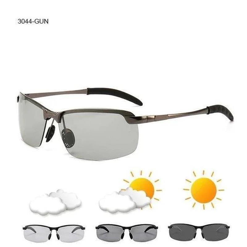 🕶️ 55% RABATT! ⏰ Photochrome Sonnenbrille mit polarisierten blendfreien HD-Gläsern – Randloser Sportrahmen – Perfekt für Autofahren, Angeln, Radfahren & Outdoor – schützt zuverlässig bei jedem Wetter ☀️