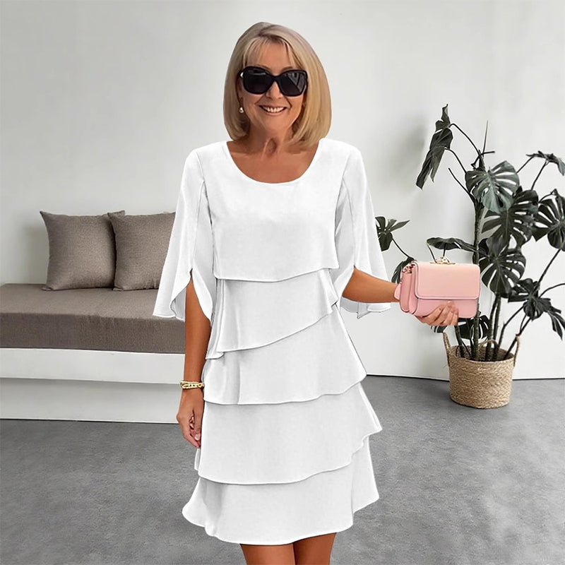 💎 60% RABATT! 💎 Elegantes, mehrlagiges Rüschenkleid für Damen – Pflegeleicht, vielseitig & perfekt für jeden Anlass 💃✨