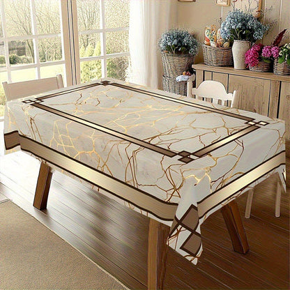 ✨🍽️Wasserdichte Tischdecke mit Marmor-Optik