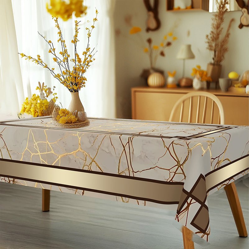 ✨🍽️Wasserdichte Tischdecke mit Marmor-Optik