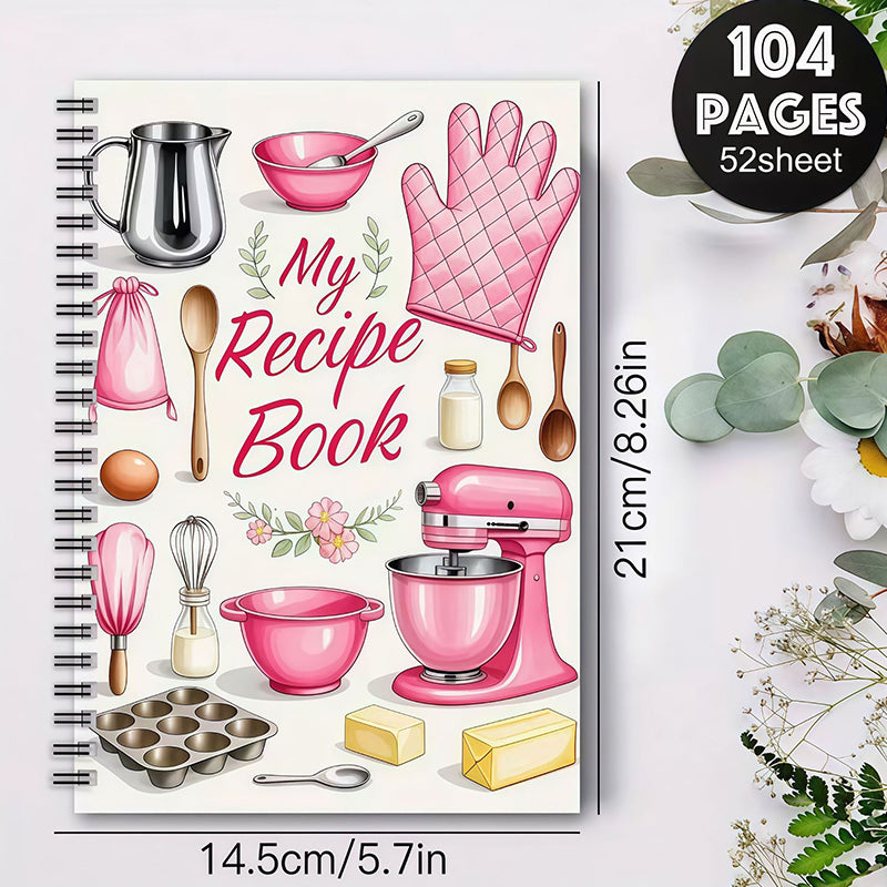 🎁2026 Heißer Verkauf 50 % Rabatt⏳Notizbuch mit 104 Blättern für Rezepte