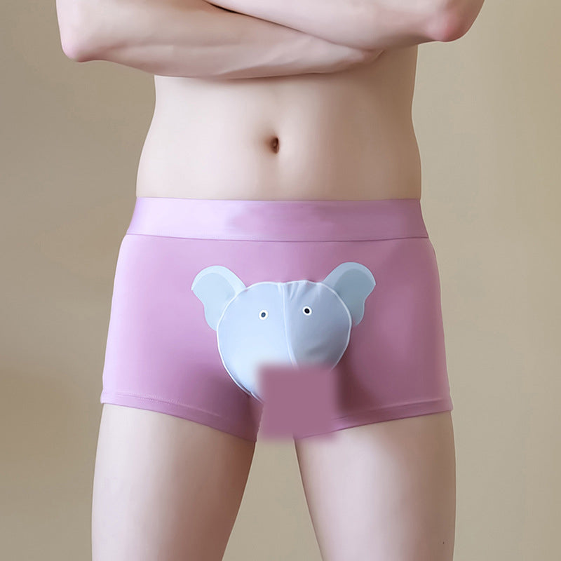 Atmungsaktive Herren-Boxershorts mit 3D-Beutel